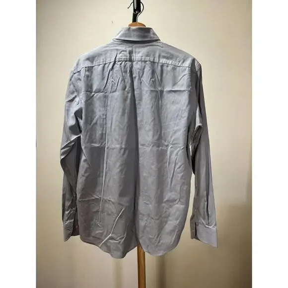 Uniqlo Men's Light Blue Slim Fit Dress Shirt - Picture 4 of 4